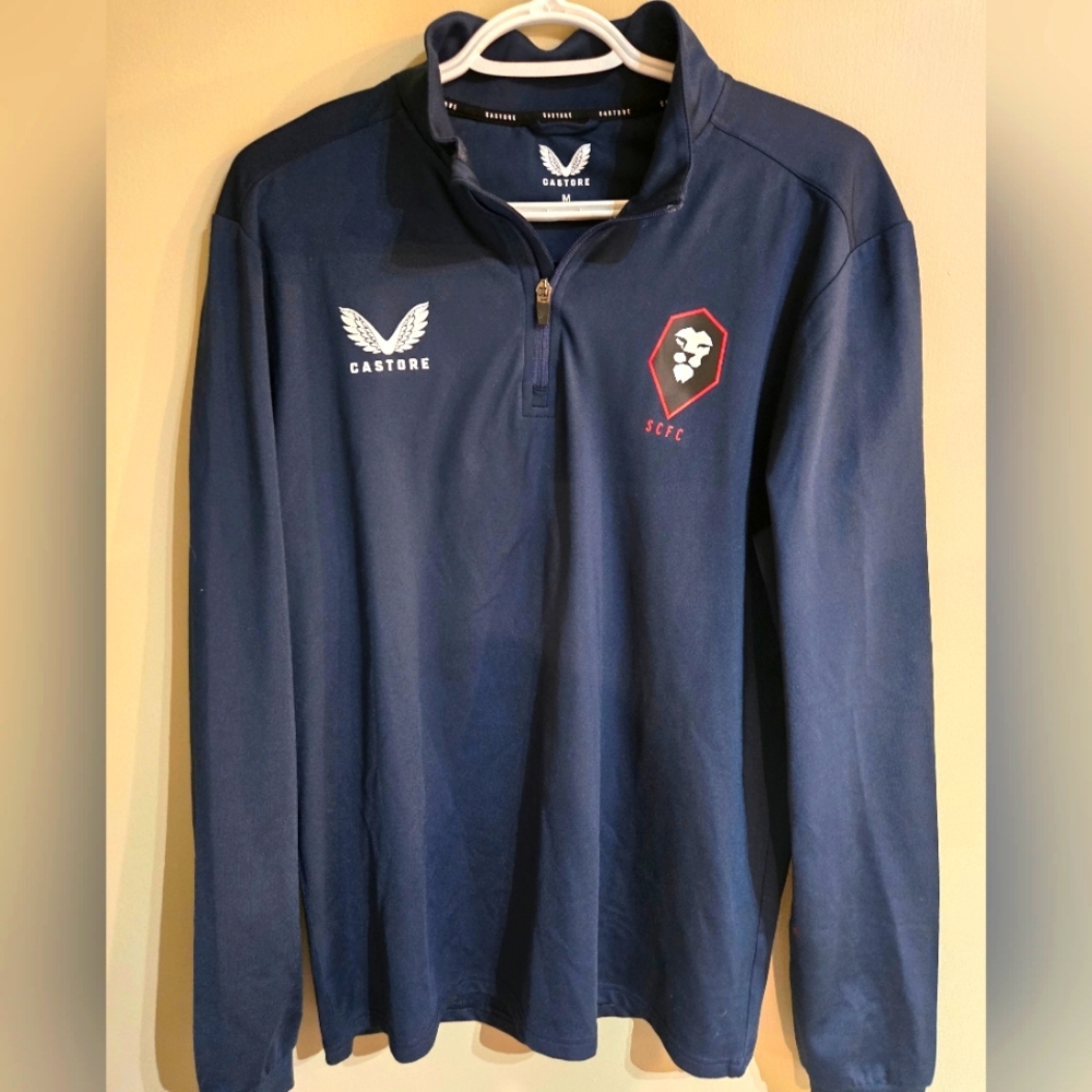 Castore - Salford City FC three quarter zip long sleeve